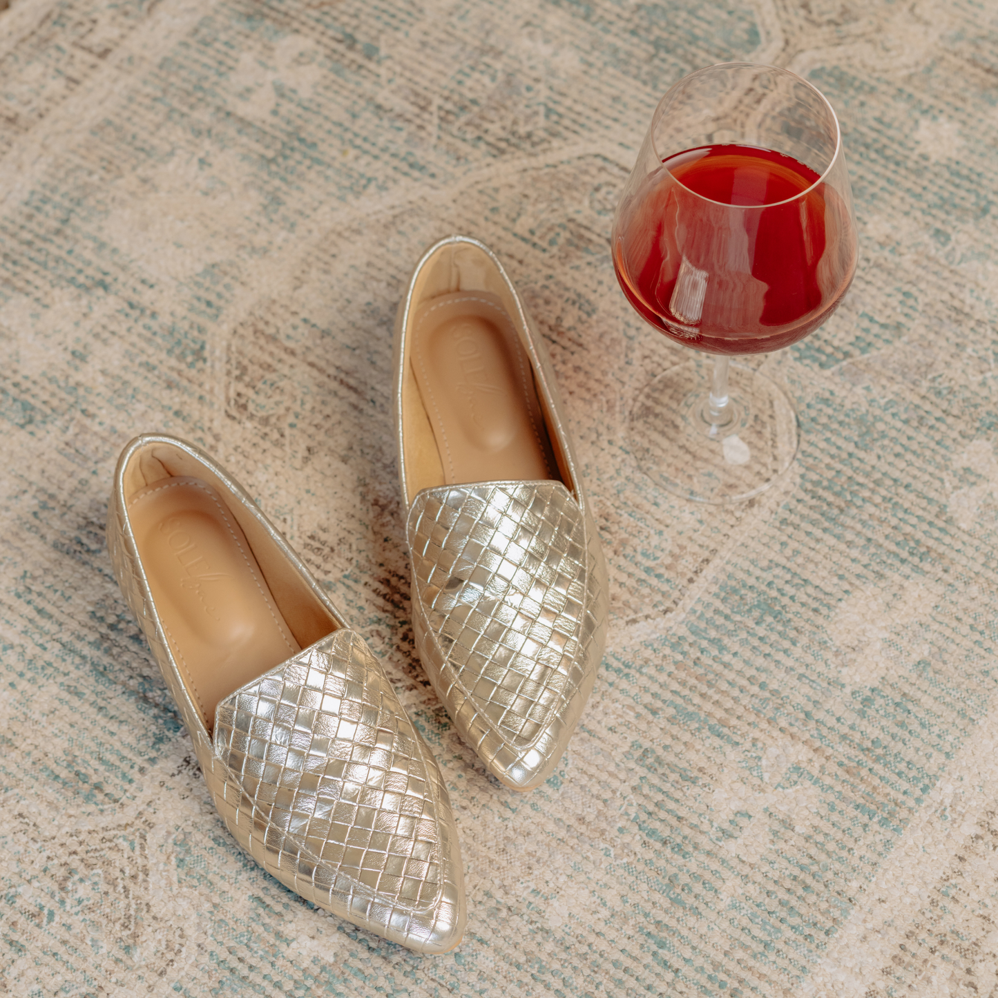 Lite Gold Loafers