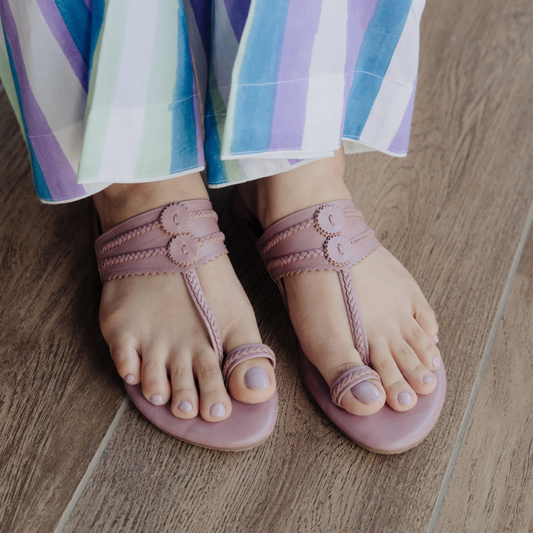 Blush Pink Satrangi Flats