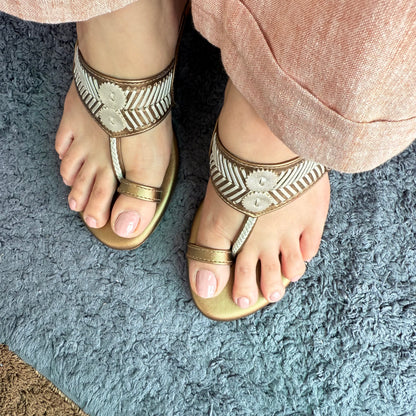 Copper Sewn Box Heel