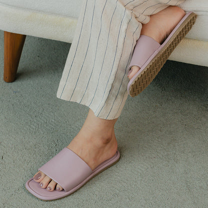 Lilac Comfy Slides
