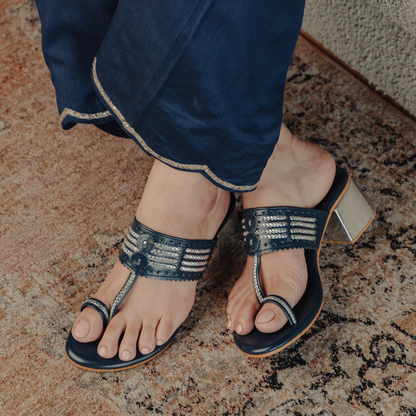 Bandhan Blue Box Heels