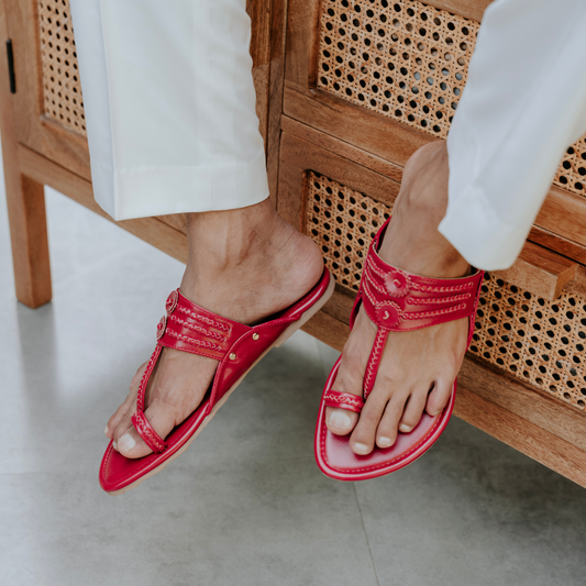 Red Veerang Flats