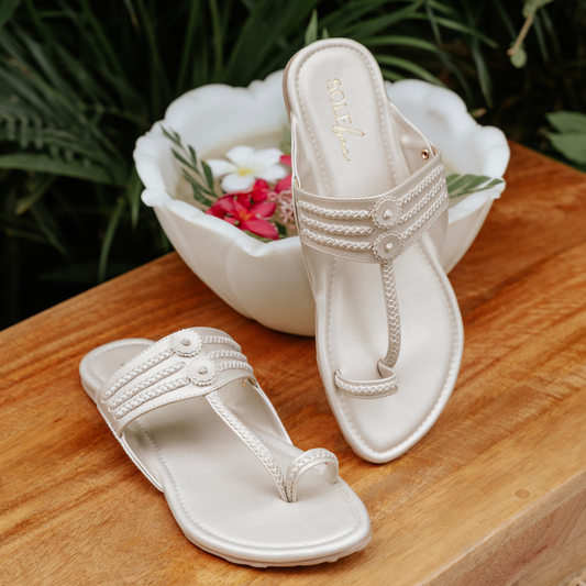 Lite Gold Veerang Flats