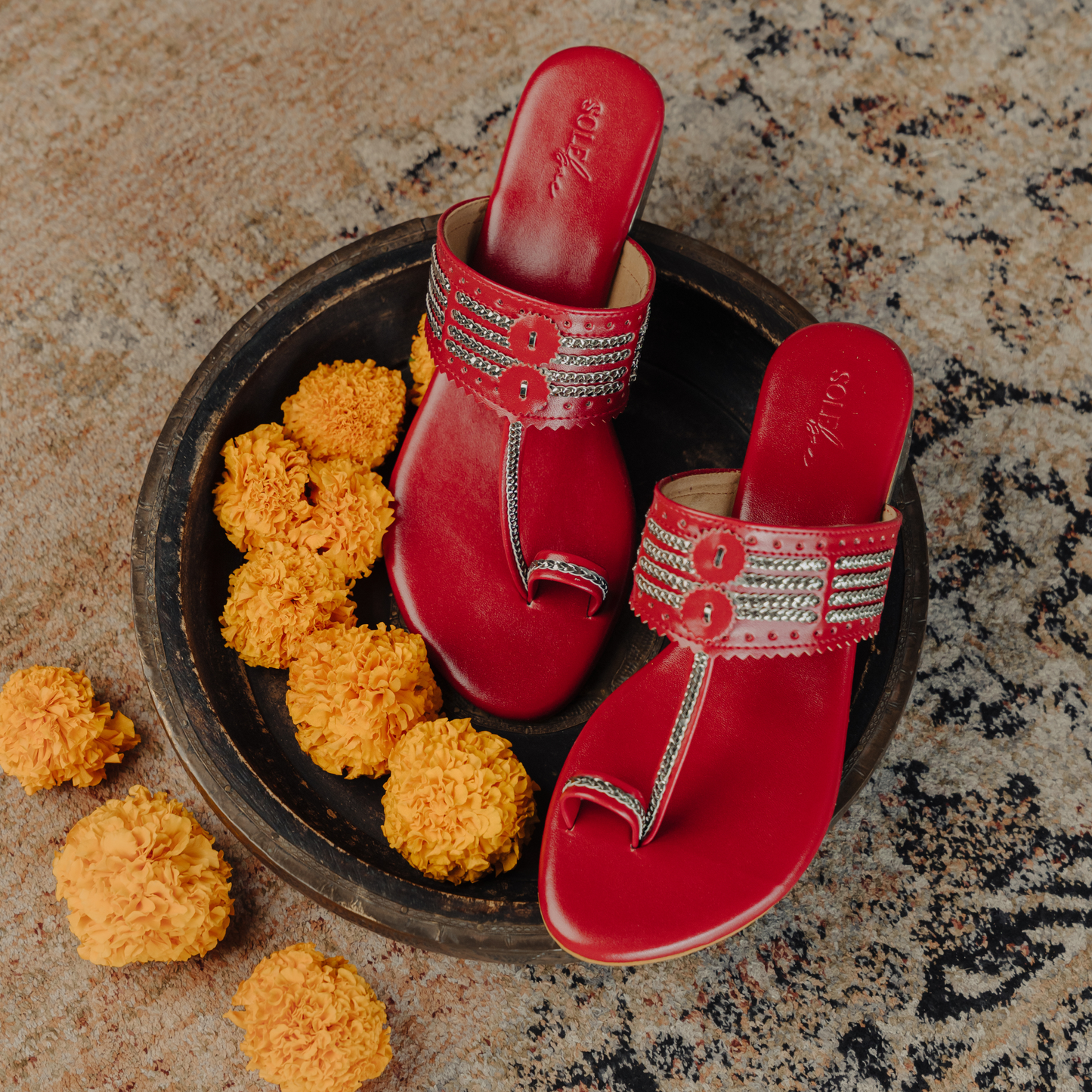 Bandhan Red Box Heels