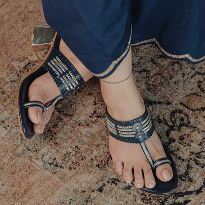 Bandhan Blue Box Heels