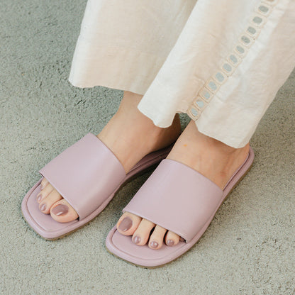 Lilac Comfy Slides