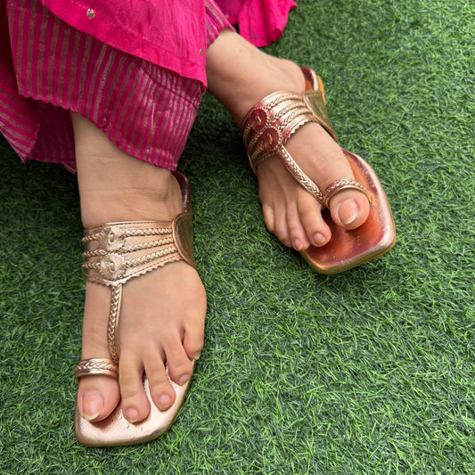 Rose Gold Sitara Flat